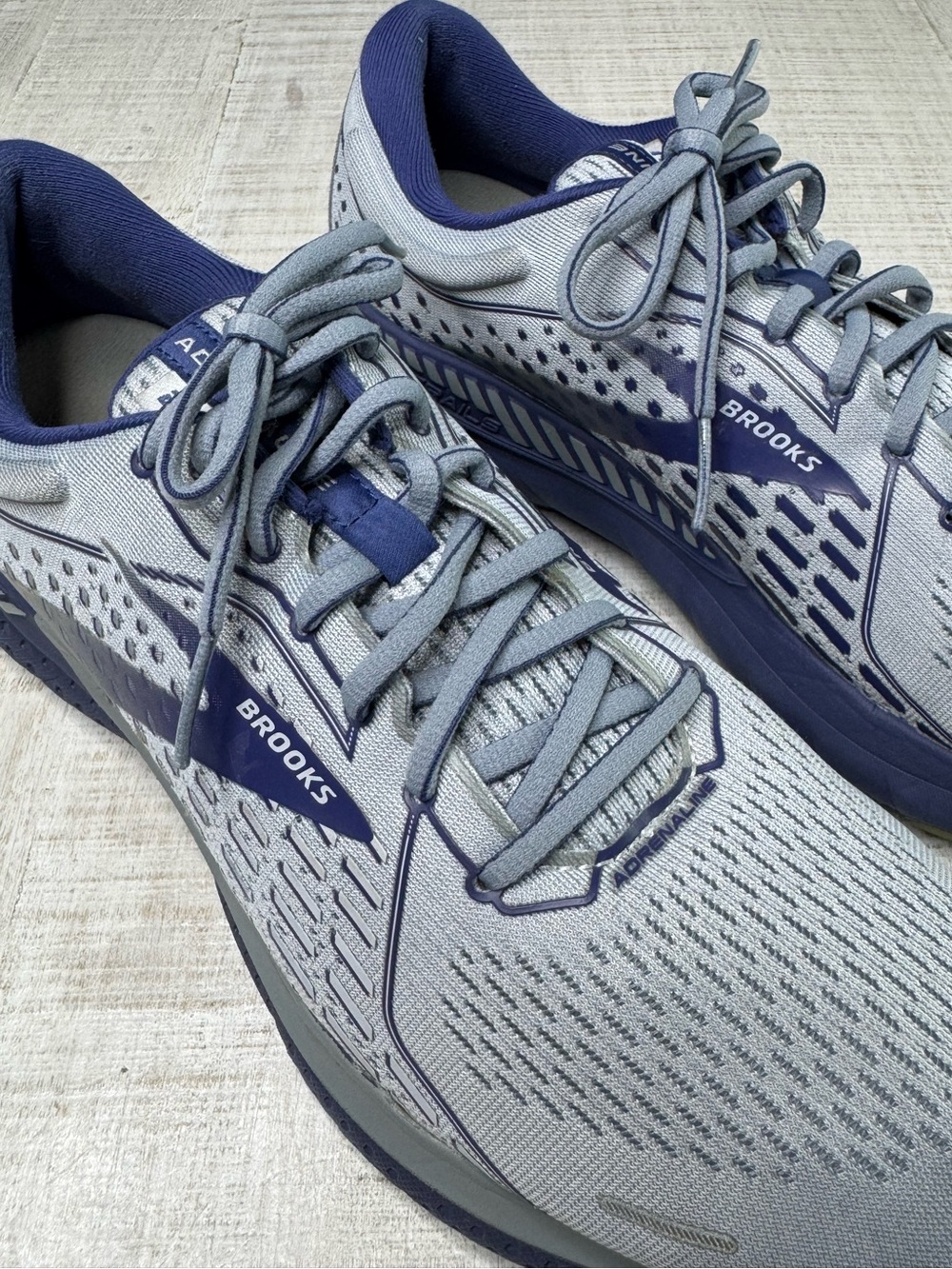 Brooks Glycerin GTS 19 Running Shoes Gray Blue Men's Size 11 - Picture 9 of 12